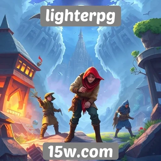Jogos em destaque no site lighterpg